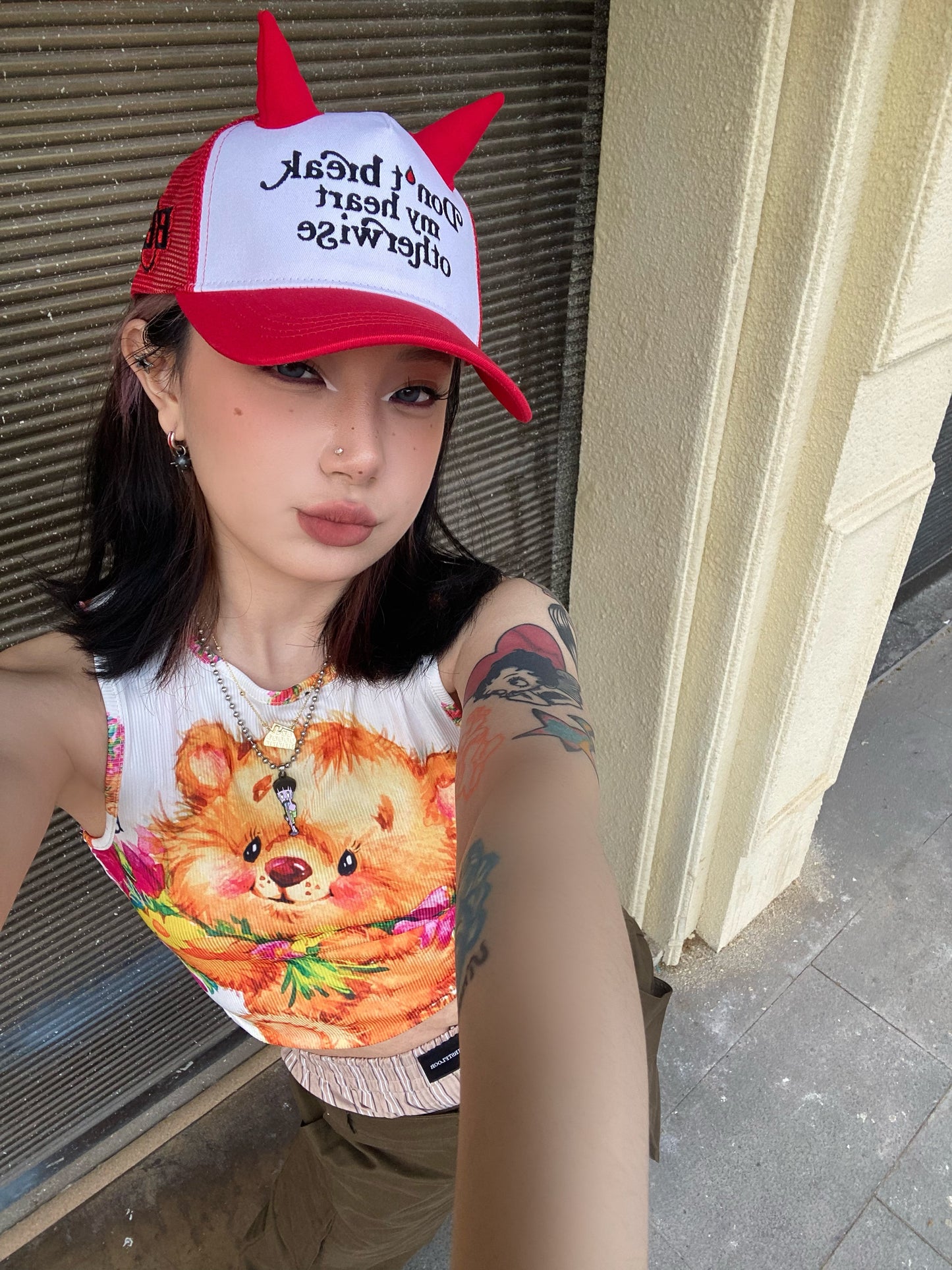 Don't Break My Heart Devil Cap