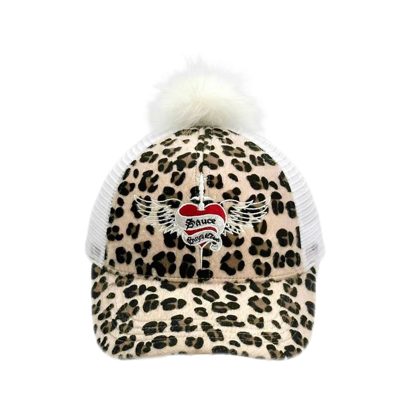 leopard print cap