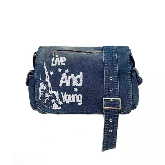 Live and Young Gothic Bag