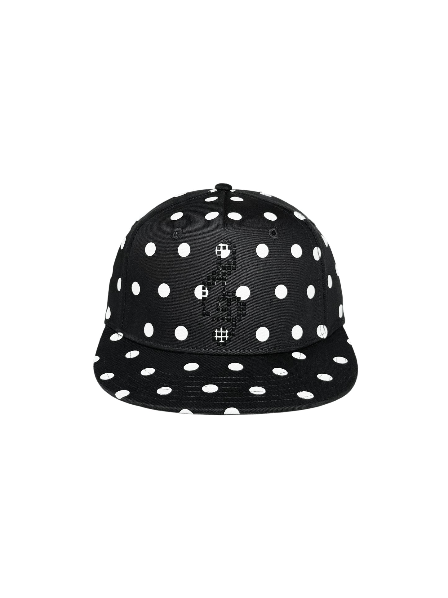 Dot- flat brim hat