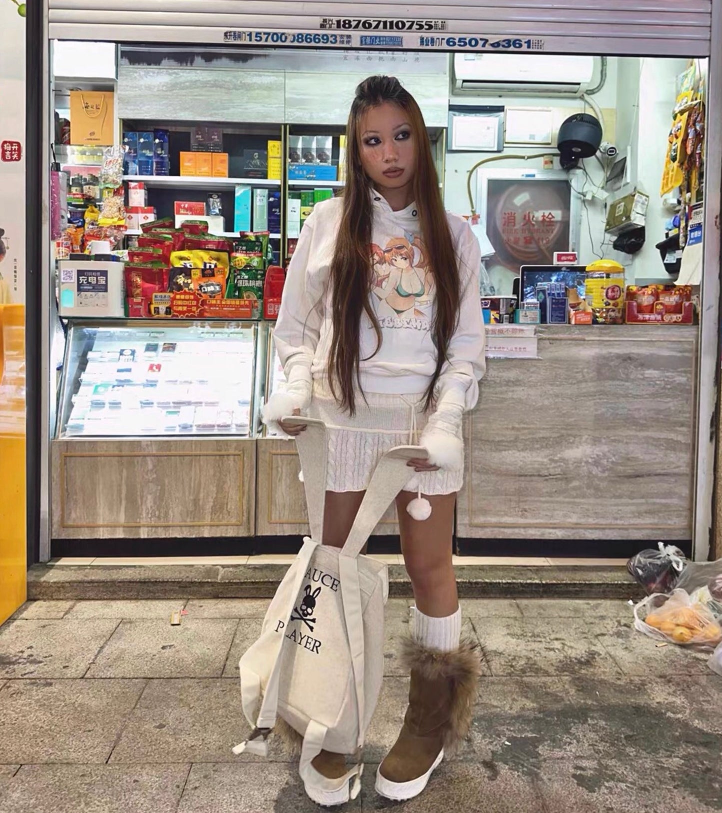 Rabbit ear shaped Backpack