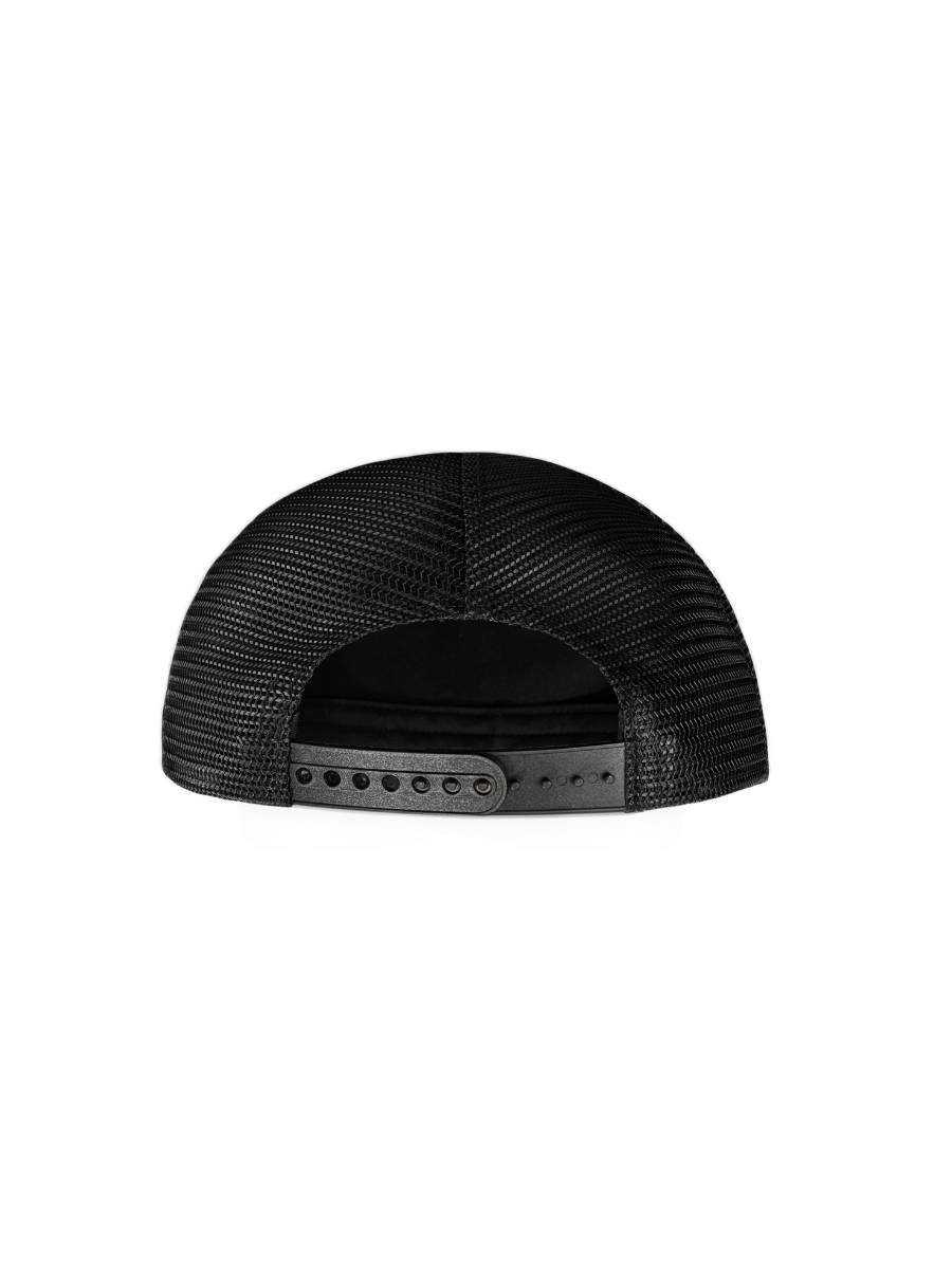 Red and white rice pattern grid baseball cap