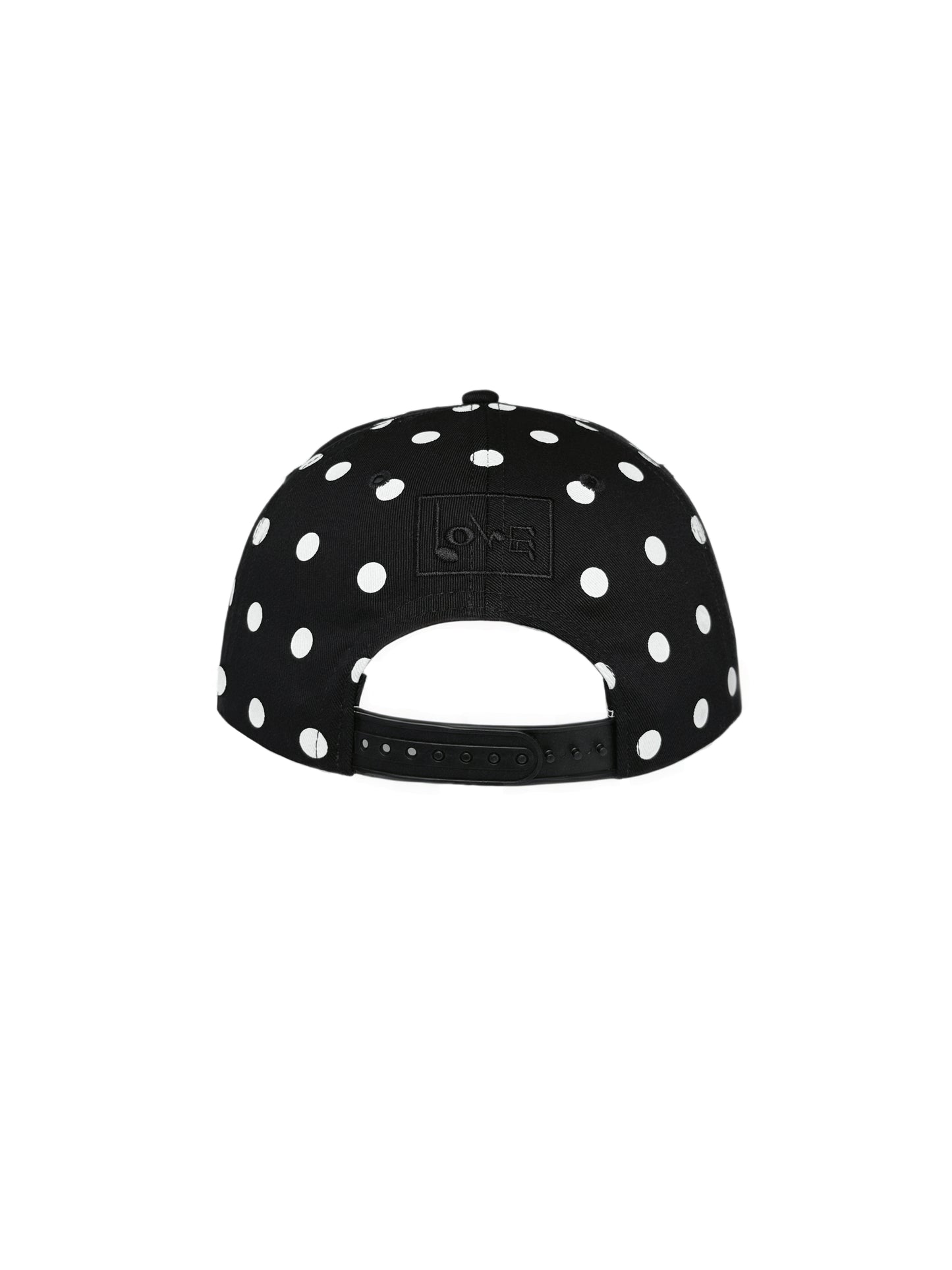 Dot- flat brim hat