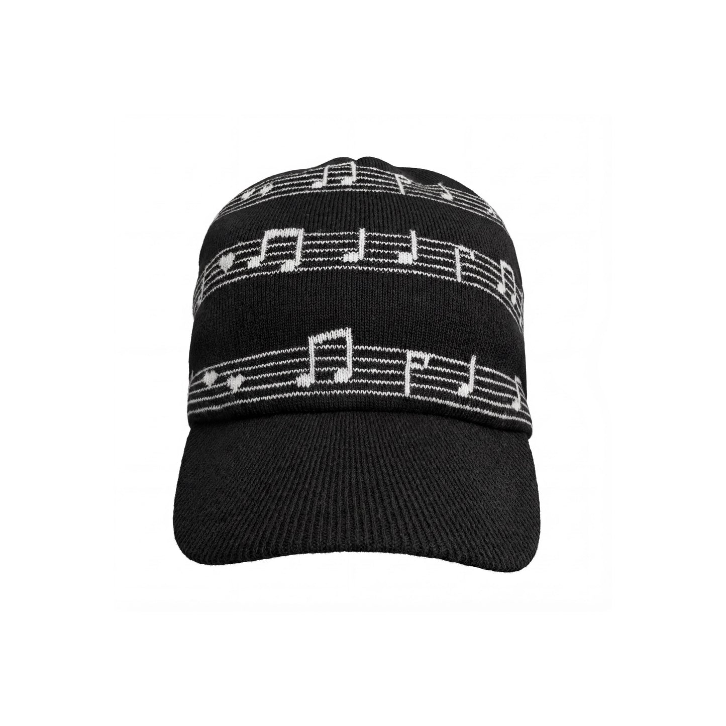 Musical note knitted hat