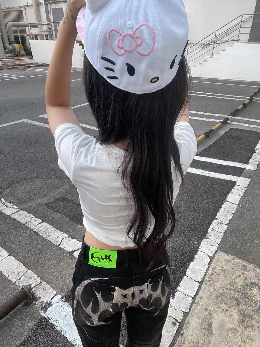 Hello Kitty Pink Leopard Print Cap