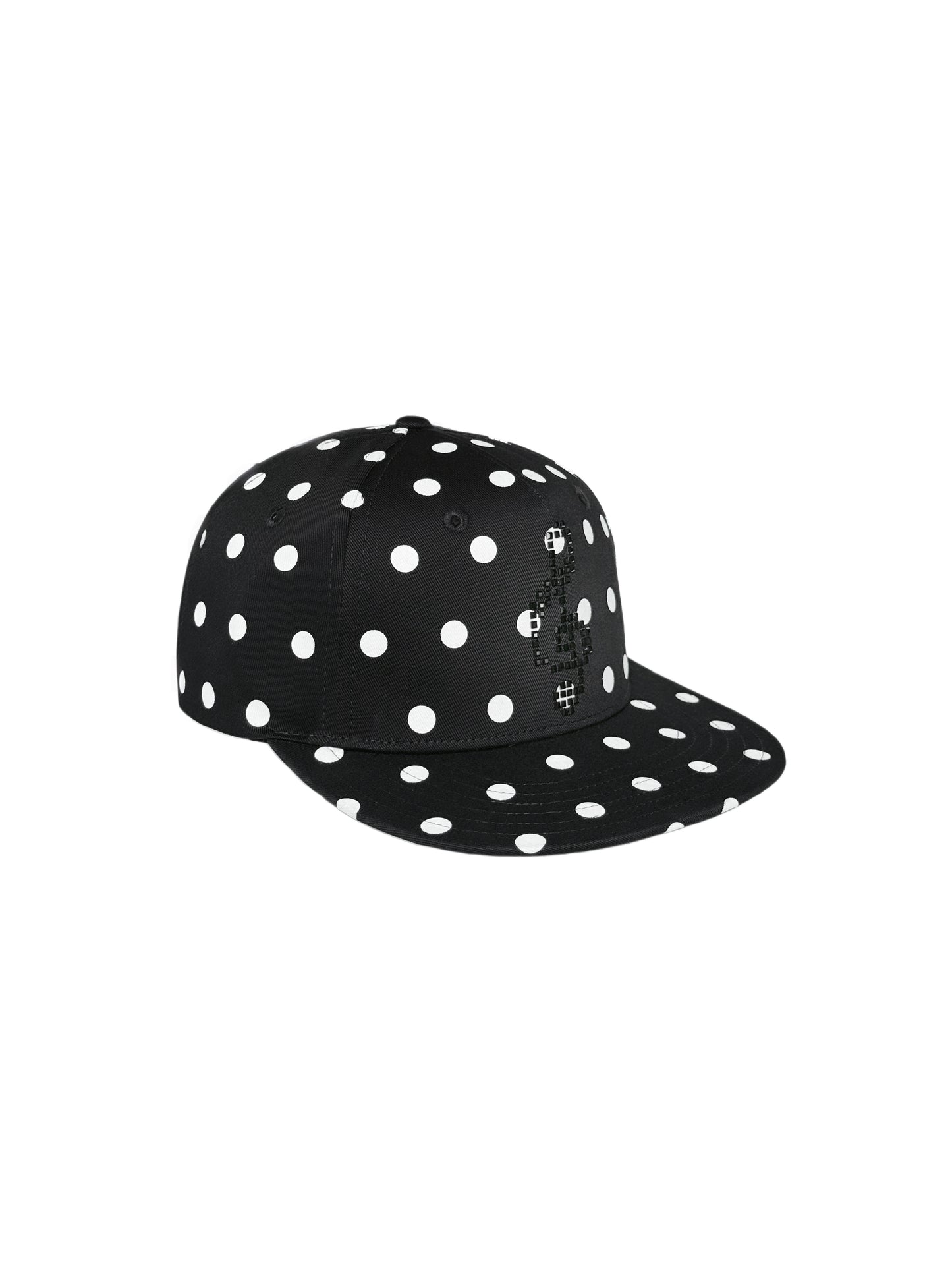 Dot- flat brim hat