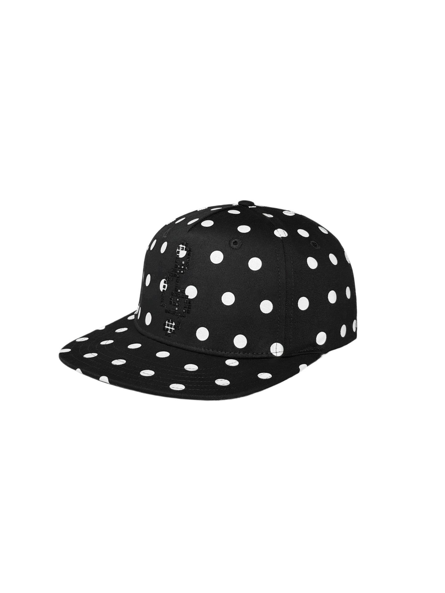 Dot- flat brim hat
