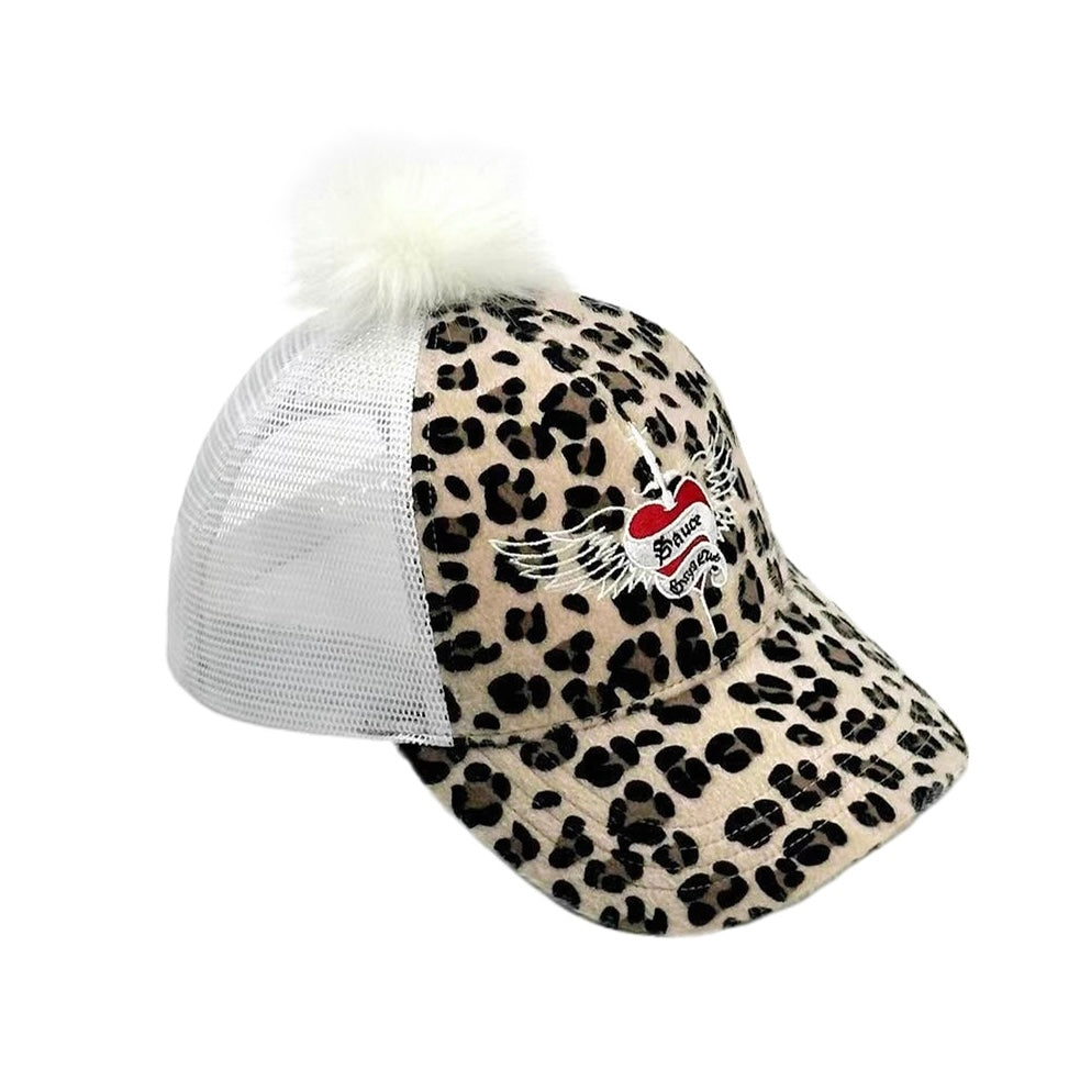 leopard print cap