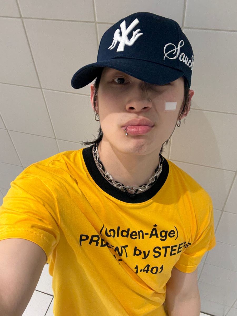 Letter embroidery baseball cap