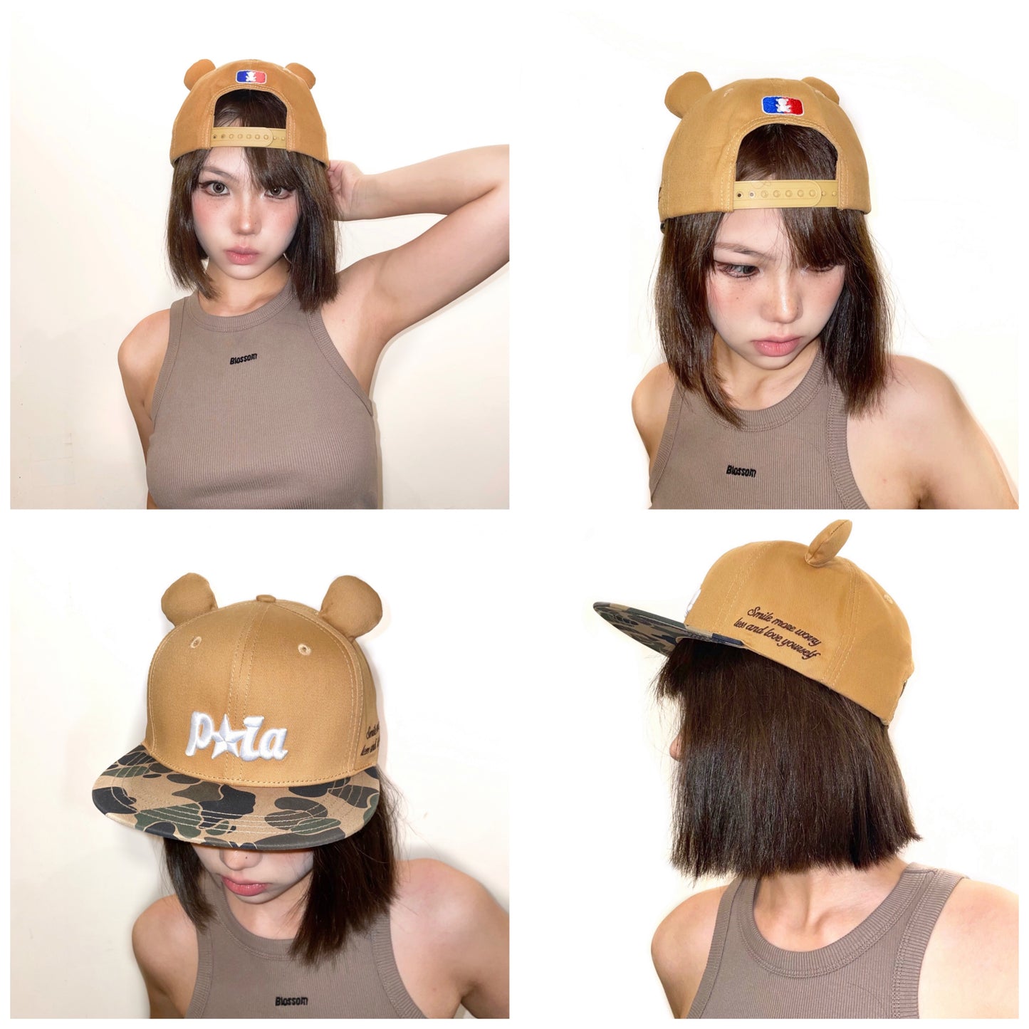 Bear Camouflage Cap