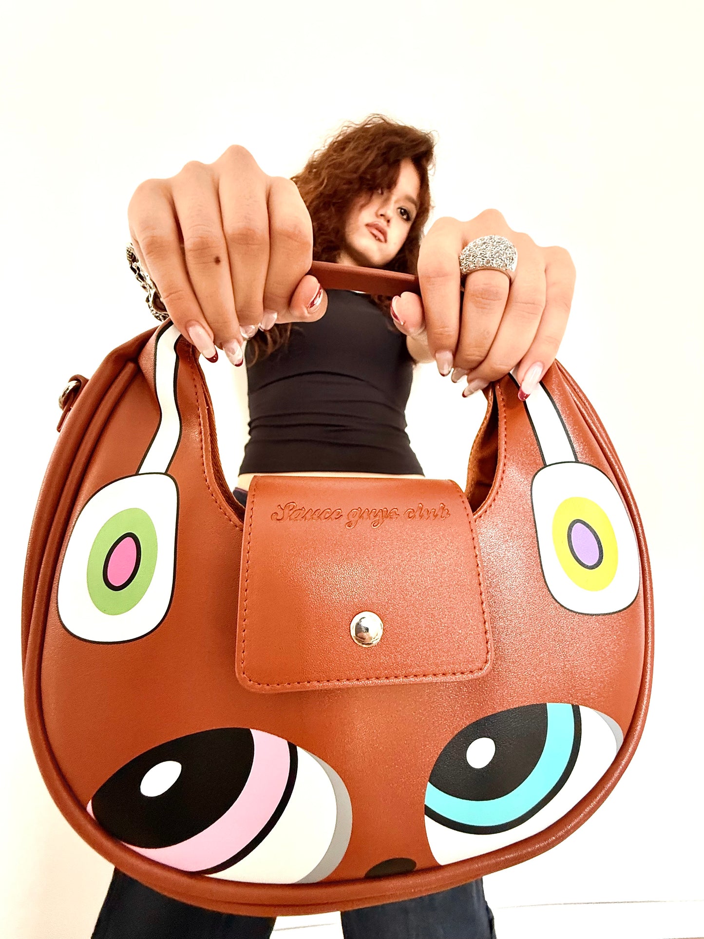 Bear printed Handbag