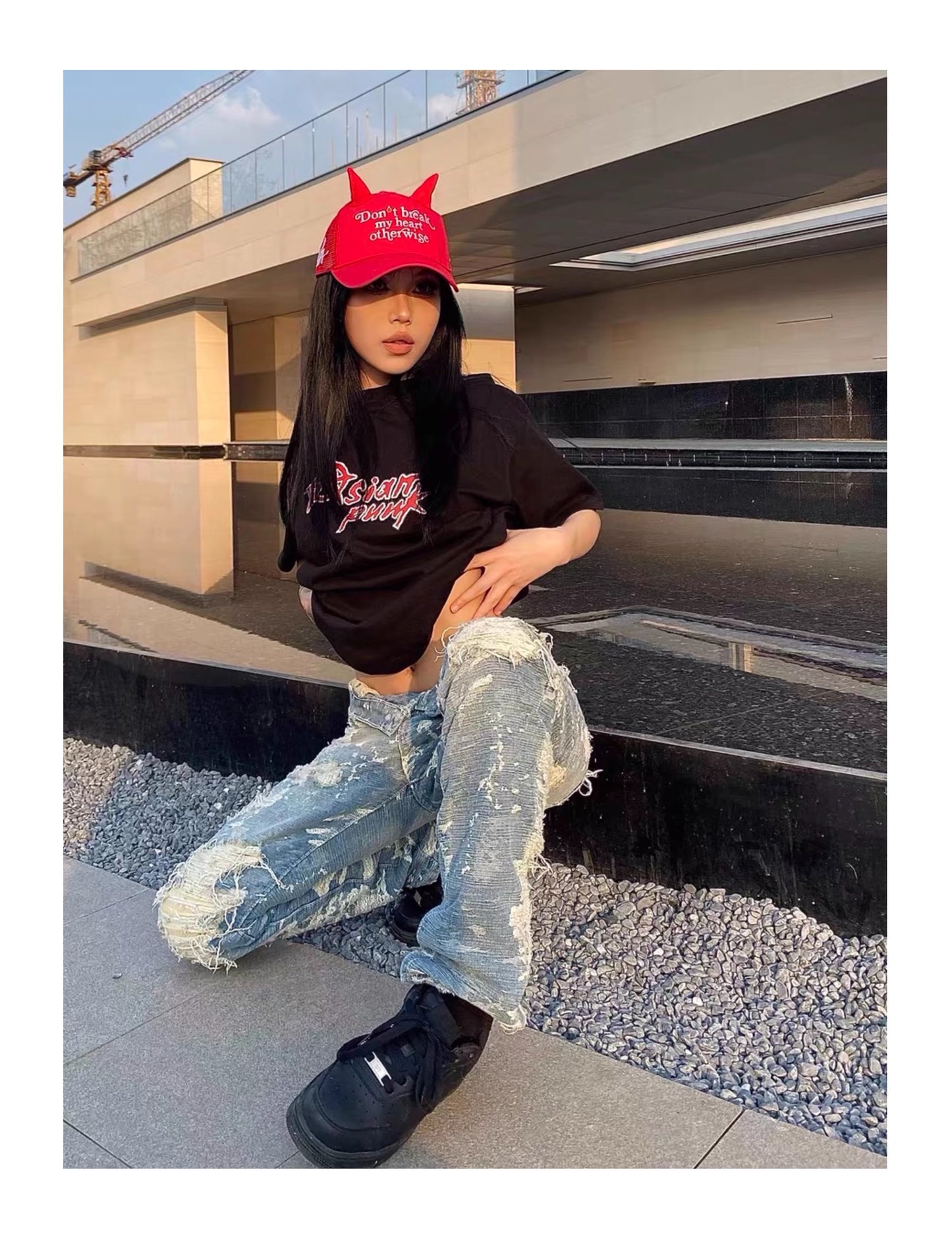 Don't Break My Heart Devil Cap