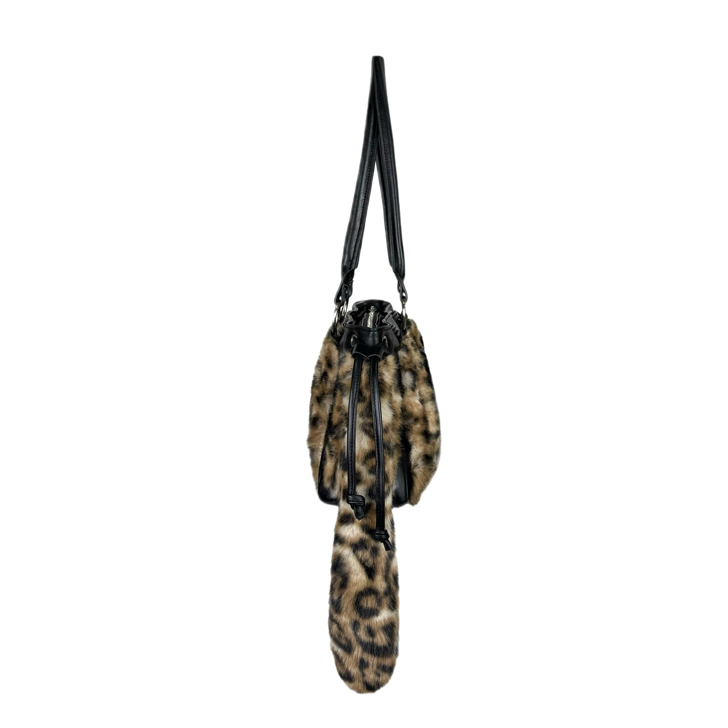 Leopard print shoulder bag