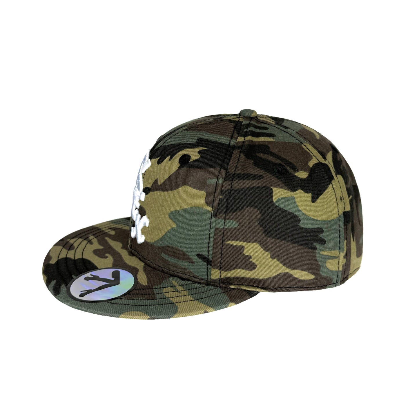 Camouflage flat cap