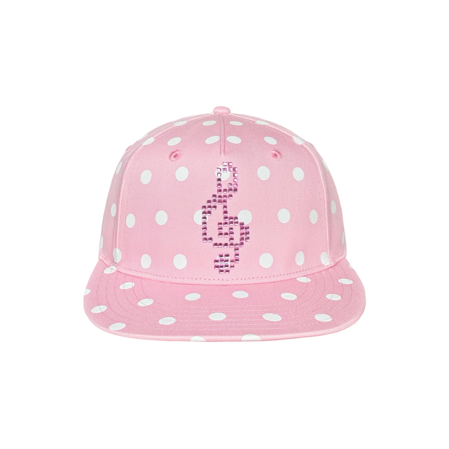 Dot- flat brim hat