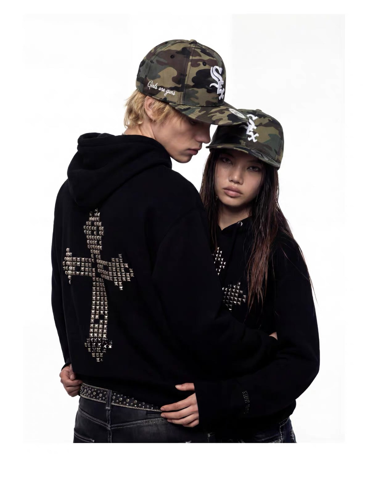 Camouflage flat cap