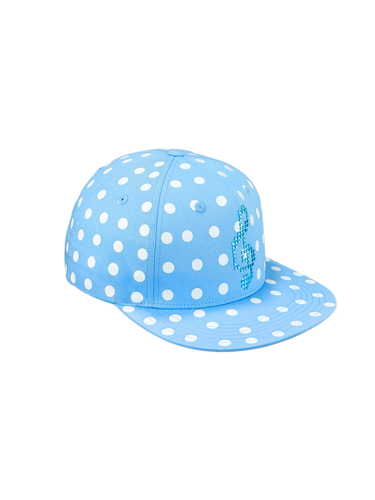 Dot- flat brim hat